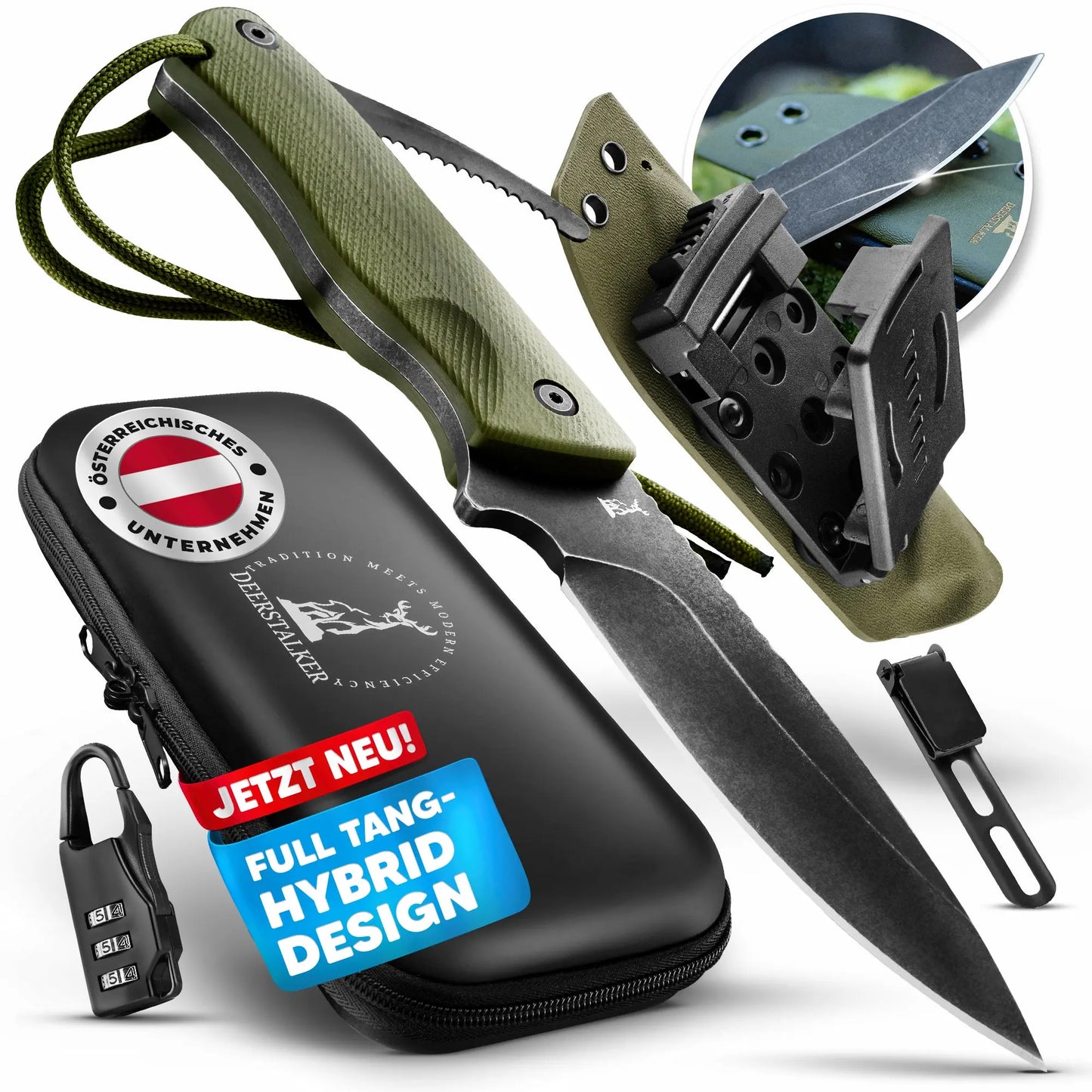 Hybrid One - Jagd & Outdoormesser (Stonewash Black) Product vendor