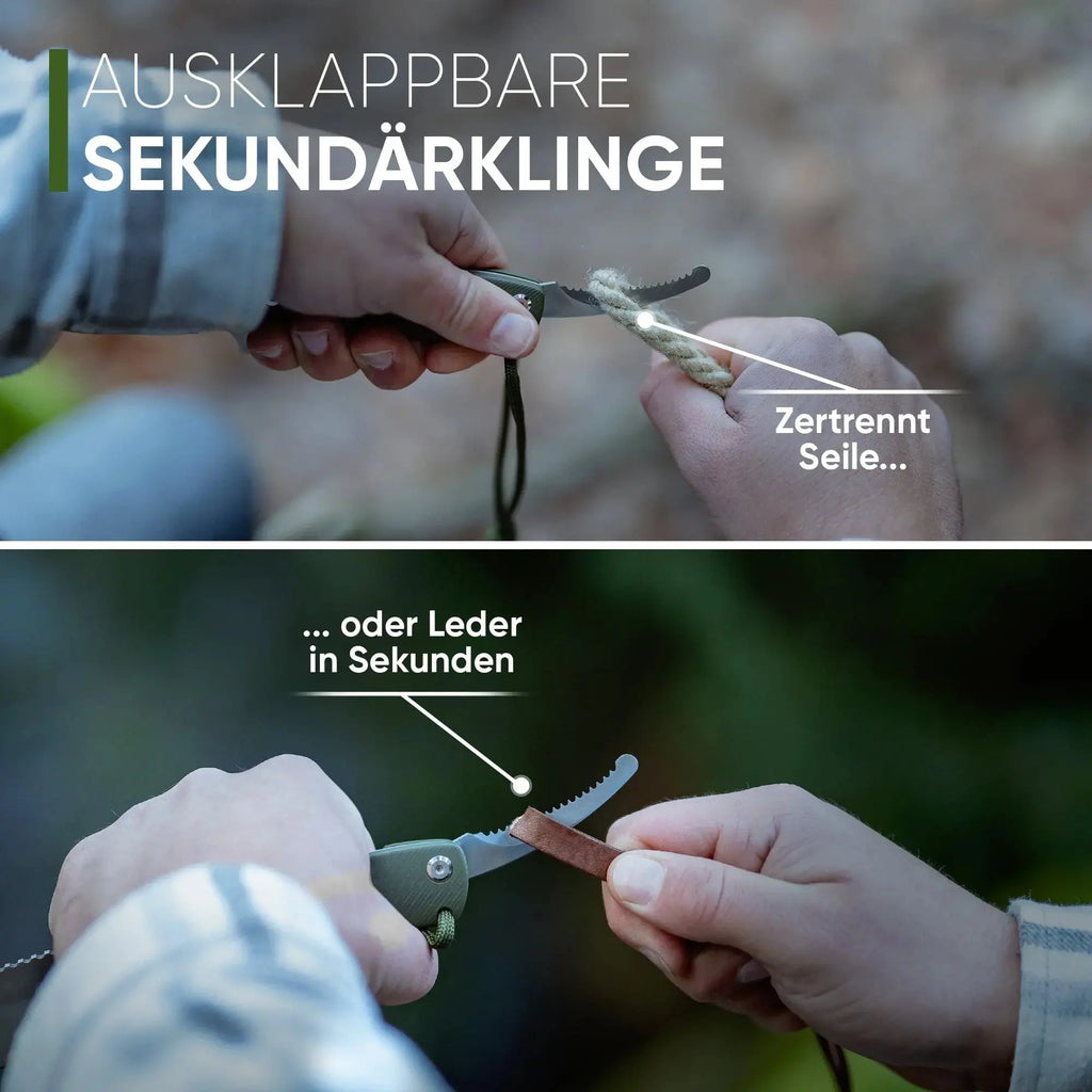 BUNDLE - 2x Hybrid One - Jagd & Outdoormesser (Silber + Silber) Product vendor