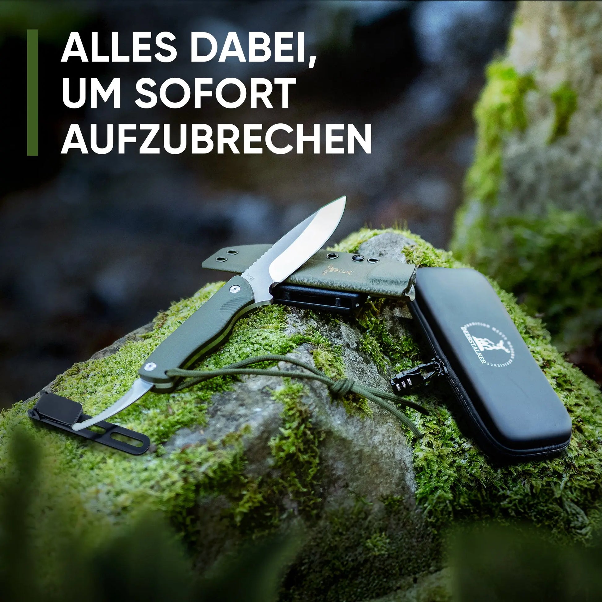 BUNDLE - 2x Hybrid One - Jagd & Outdoormesser (Schwarz + Silber) Product vendor