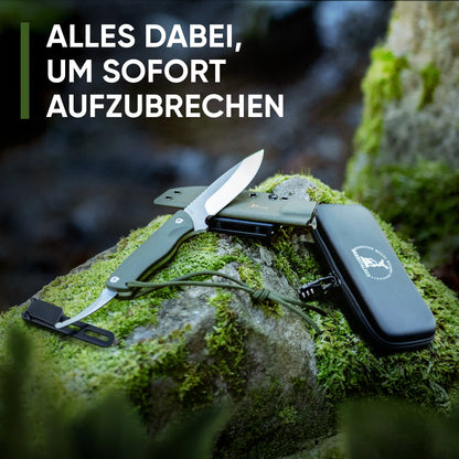 BUNDLE - 2x Hybrid One - Jagd & Outdoormesser (Schwarz + Silber) Product vendor