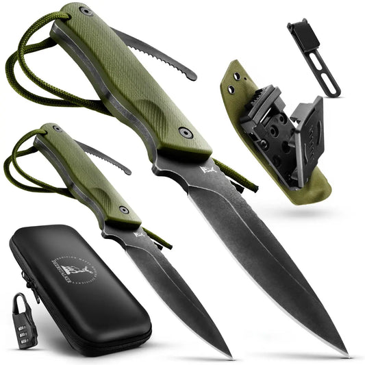 BUNDLE - 2x Hybrid One - Jagd & Outdoormesser (Schwarz + Schwarz) Product vendor