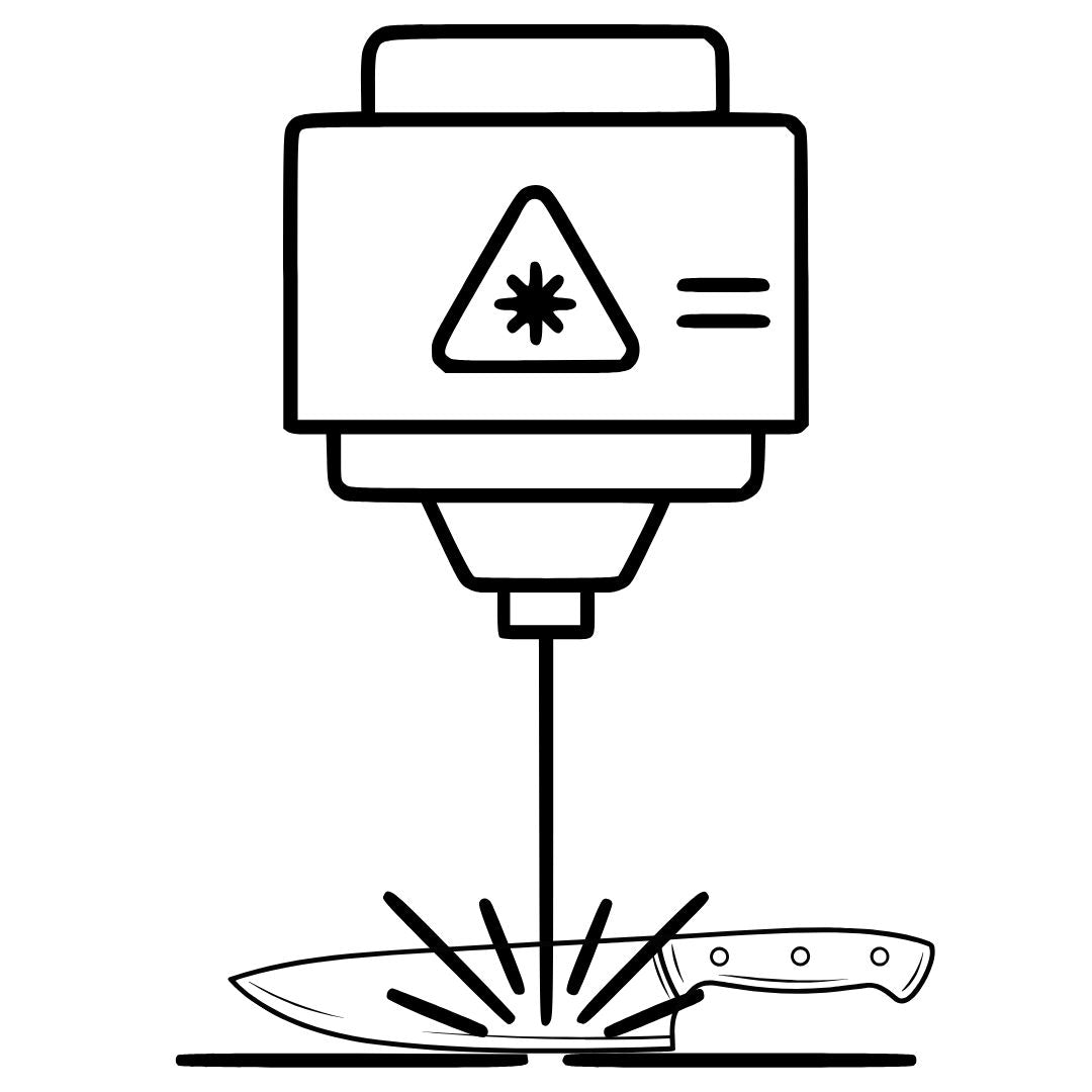 Messergravur (pro Seite)